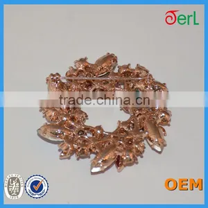 Crystal Flower Wedding Bouquets Brooch thumbnail-5
