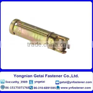 Concrete Bolts Fixing Anchors, Yellow Zinc Plated Wedge Anchors With Good Quality thumbnail-6