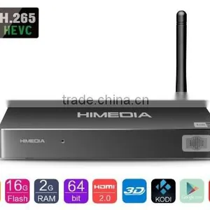 BEST Price H8 KODI Android 5.1 tv Box Octa Core 4k 64bit UHD 3D HDR RK3368 2GB/16GB OTA Smart tv Box Android tv Box With Remote thumbnail-1