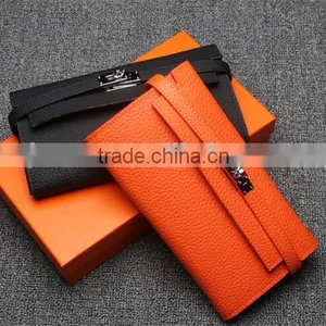 Cheap Genuine Cow Leather Wallet Women's Long Wallet thumbnail-6