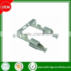 927766-3 Nickel Plated Matel Brass Press Socket Crimp Terminal thumbnail-3