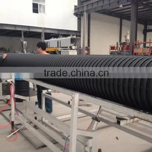 8" Large Diameter Plastic Corrugated Drainage Pipe thumbnail-4