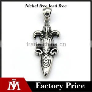 2016 Professional Mens Stainless Steel Cross Pendant Silver Vintage Charm Necklace Religious Jewelry thumbnail-1