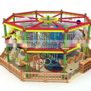 Amusement Park Children Indoor Play Equipment Rope Course Adventure thumbnail-4