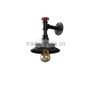 Industrial Metal Water Pipe Wall Light Edison Bulb Style Wall Bracket Wall Lamp for Cabinet thumbnail-2