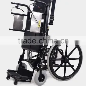 Rehabilitation Therapy Supplies Topmedi Medical Manual Standing Wheelchair for Paralysis Patient thumbnail-5