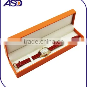 Custom Luxury Rectangle Shape Leather Watch Box thumbnail-1