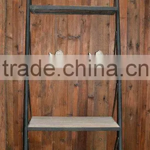 Wooden Iron Wall Shelf thumbnail-1