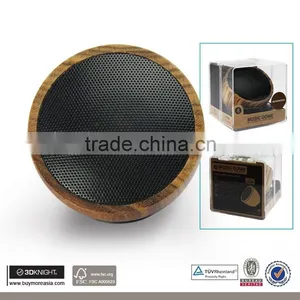 3D KNIGHT High Quality OEM Professional Mini Portable Wooden Wireless Bluetooth Speaker thumbnail-1