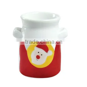Customized Christmas Ceramic Mug Cakecup Storage With Holder thumbnail-1