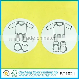Manufacture Paper Sticker Baby Cloth Sticker Label thumbnail-1