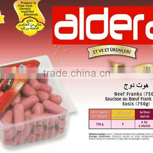 Mini Beef Franks Mini Saucisse Au Boeuf Sosis Sausage HALAL TURKERing Soudjouk Soujouk Rond Bouffet Soudjouk thumbnail-1