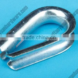 US Type Electric Galvanized Wire Rope Thimble G-411 thumbnail-1