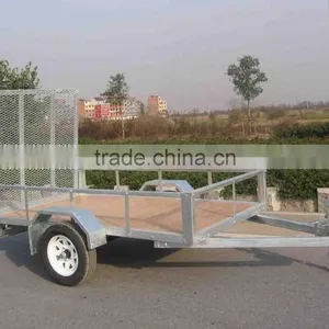 Atv Trailer With Plywood Floor and Mesh Ramp thumbnail-1