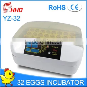 98% Hatching Rate Transparent 32 Chicken Eggs Automatic Incubator thumbnail-1