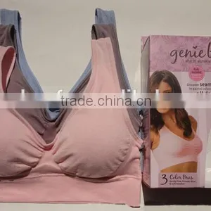 2015 Seamless Mutiple Colors Comfortable Yoga /sports Bra With Padding 1 Set (3pcs) thumbnail-5