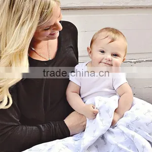 Swaddle Blankets Newborn Cotton Baby Muslin Cloth, Cotton Muslin thumbnail-2