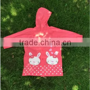 PVC Children Rain Coat for Kids Rain Coat Cheap Rain Jacket thumbnail-1