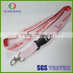 Custom Fashion Jacquard Logo on Cord Rope Lanyard thumbnail-4