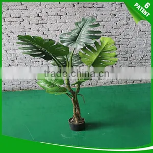 Good Decoration for Indoor/outside Artificial Plant Bonsai Monstera thumbnail-2