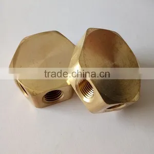 JD-2112 Female Brass 4 Way Cross Connector ,square Joint 4 Way Brass Fitting thumbnail-4