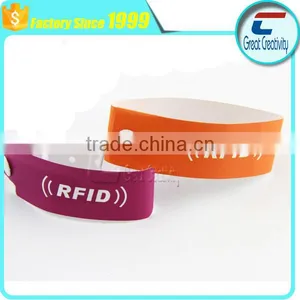 NTAG 215 Programmable Waterproof Paper ID Wristband / Bracelet thumbnail-4