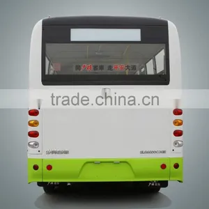 12-19 Seats Bus / City Bus/ Coach Bus on Hot Sales SLG6601T3N CNG Passenger Bus thumbnail-6