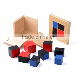 Baby Toy Montessori Algebraic Binomial Cube Early Childhood Education Preschool Training Math Kids Toys thumbnail-3