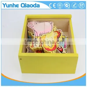 Early Learning Wooden Magnetic Wooden Animal Puzzle thumbnail-6