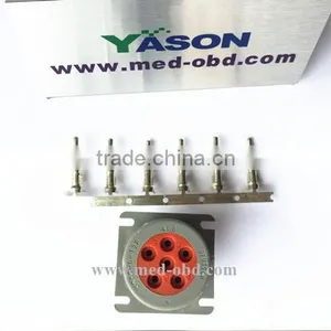 Deutsch Connector J1708 Male 6pin Plug thumbnail-3