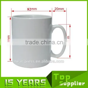Hot Sale 11oz Polyester Coating Paintable Ceramic Coffee Mug thumbnail-2