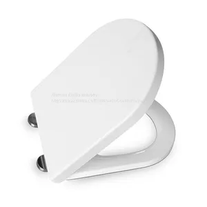 Plastic Toilet Lid Thickening, Slow Down, PP Stainless Steel thumbnail-1