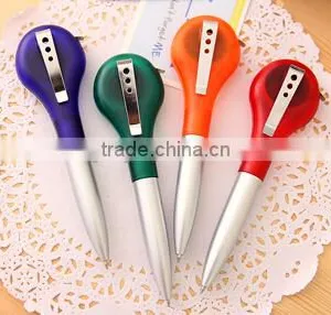 Multi-functional Tapeline Ball Pen With Metal Clip thumbnail-1
