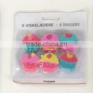 6pc Ice Cream Erasers Set thumbnail-1