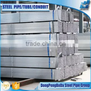 Rectangular Steel Tube 50/100/1.3mm Q235 Pre Galvanized Pipe thumbnail-1
