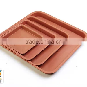 Cheap Square Terracotta Plastic Saucer Wholesale Supplier thumbnail-1