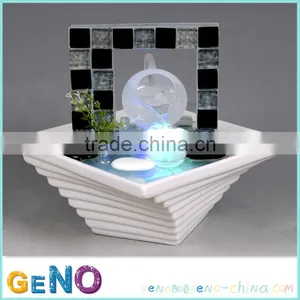Resin Decorative Table Top Water Fountain for Wedding Decoration thumbnail-1