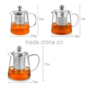 26oz/750ml Borosilicate Ultralight High Heat Resistance Teapots for Flower Tea and Loose Leaf Tea Pot thumbnail-6