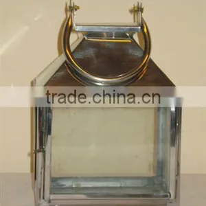 Decorative Metal Lantern,Silver Metal Lanterns,Designer Metal Lanterns thumbnail-1