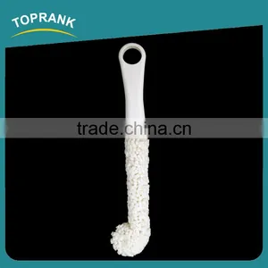 Toprank Long Plastic Flexible Wand Foam Sponge Wine Bottle Glass Decanter Washing Clean Brush Sponge Water Bottle Brush thumbnail-1
