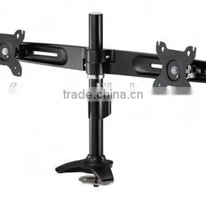 Double LCD Monitor Arm DESK TOP MOUNT thumbnail-1