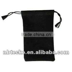 High Quality Velvet Lanyard Mobile Phone Pouch Cell Phone Carry Bag thumbnail-1