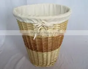 Hand Woven Wicer Storage Rattan Laundry Basket thumbnail-1
