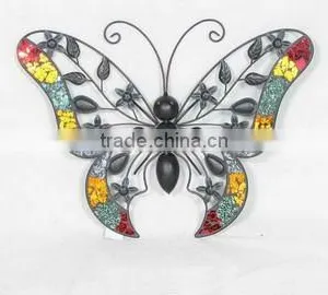 Metal Colorful Butterfly Wall Art Decoration thumbnail-1