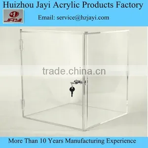 Custom Acrylic Display Cabinate Lockable Door Promotional Jewelry Collectibles Showcase Available in Any Size thumbnail-1