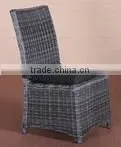 Outdoor Rattan Armless Chair thumbnail-1