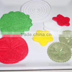 2017 Felt Mustard and Mayo Dollops Felt Play Food Made in China thumbnail-1