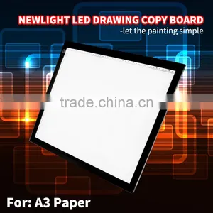 Ajustable Brightness LED Tracing Copy Board/LED Fluorescent Drawing Board/ LED Copy Board A3 thumbnail-2