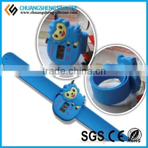 Silicone Magnetic Touch Watch, Kids Wristwatch, Steel Piece Watch thumbnail-1