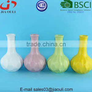 Wave Patterned Glazed Colors Cheap Ceramic Vases thumbnail-6
